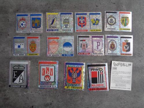 PANINI voetbal stickers FOOTBALL 96 ANNO 1996 13X emblemen b, Hobby en Vrije tijd, Stickers en Plaatjes, Zo goed als nieuw, Verzenden