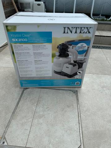 Intex sx 2100  6000 liter krystal clean zandfilterpomp nieuw, Enlèvement, Neuf