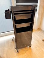 Trolley voor kappersmateriaal, Ophalen, Zo goed als nieuw, Zwart, Hardcase