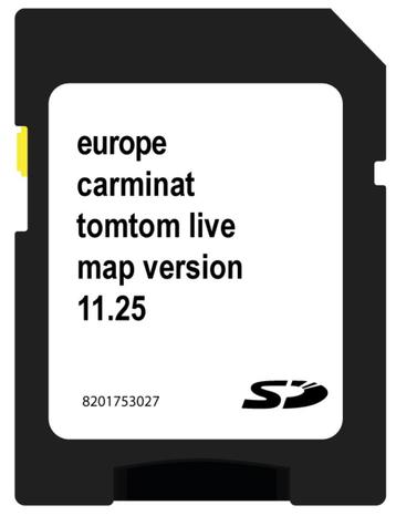 Renault Tomtom Carminat Live 11.25 OEM Carte SD Europe 2024