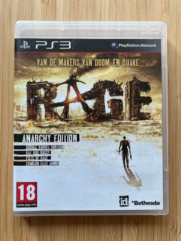 Rage Anarchy Edition (PS3) beschikbaar voor biedingen