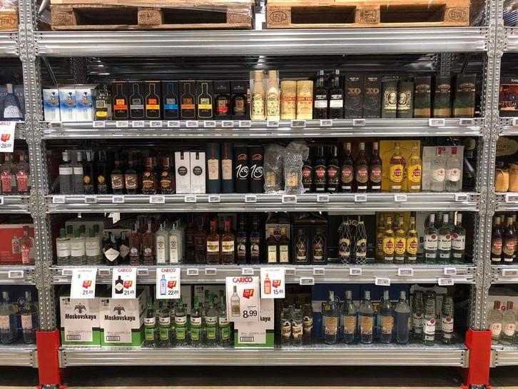 ÉTAGÈRE MÉTALLIQUE ROBUSTE POUR MAGASIN D'ALIMENTATION, Articles professionnels, Horeca | Autre, Enlèvement ou Envoi