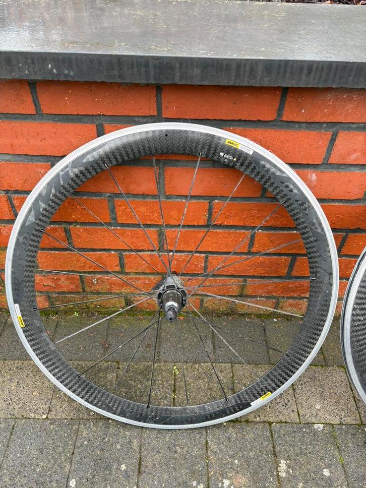 Mavic cosmic carbon met alu remrand., Vélos & Vélomoteurs, Vélos Pièces, Utilisé, Enlèvement ou Envoi