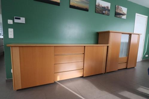 3 eetkamer kasten in massief edel beuk natuur, Huis en Inrichting, Complete eetkamers, Gebruikt, Ophalen