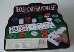 "Texas Hold'em Poker Set"  in prima staat., Hobby en Vrije tijd, Een of twee spelers, Ophalen of Verzenden, Zo goed als nieuw