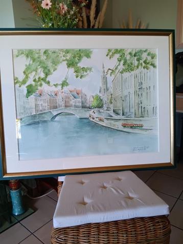 SCHILDERIJ    AQUAREL beschikbaar voor biedingen