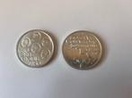 2 munten van 500 frank 150 jaar onafhankelijkheid Legend fra, Zilver, Ophalen of Verzenden, Zilver