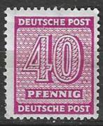 Duitsland West Saxen 1945 - Yvert 17 - 40 Pf. (PF), Postzegels en Munten, Verzenden, Postfris