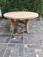 Ronde tuintafel in teak, Ophalen, Gebruikt, Rond, Hout