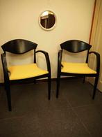 Vintage design stoelen, 1980s, Huis en Inrichting, Zetels | Zetels, Ophalen, Hout, Eenpersoons, Minder dan 75 cm