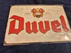 3 duvel metalen wandborden en 1 duvel onderzetter mat groot, Verzamelen, Biermerken, Ophalen of Verzenden, Zo goed als nieuw, Duvel