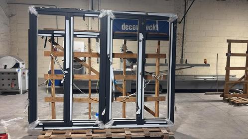 Aluminium ramen , tweekleurig, Doe-het-zelf en Bouw, Raamkozijnen en Schuifdeuren, Nieuw, Aluminium, Ophalen