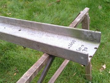 Stalen balk UNP 160x70. Lengte 265cm. Gegalvaniseerd. beschikbaar voor biedingen