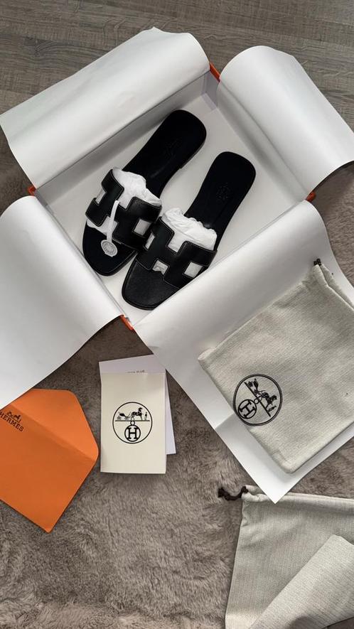 Sandales Hermès Noir, Kleding | Dames, Schoenen, Zwart, Ophalen of Verzenden