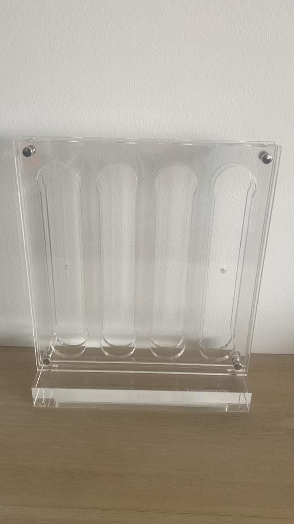 Nespresso Versilo Capsulehouder - transparant, Elektronische apparatuur, Koffiemachine-accessoires, Zo goed als nieuw, Ophalen