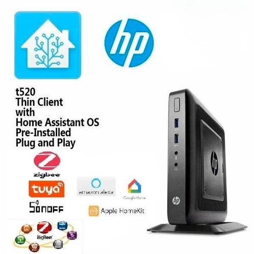 Home Assistant server Incl Zigbee HP T520 32gb 4gb RAM 4-10W, Hobby en Vrije tijd, Elektronica-componenten, Zo goed als nieuw
