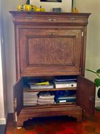 Secretaire in kast, Huis en Inrichting, Kasten | Secretaires, Ophalen, Gebruikt, Interbellum
