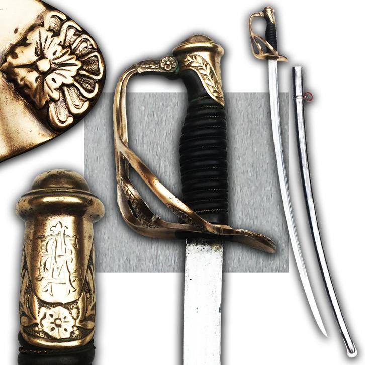 🚨Rare & beau Sabre de Cavalerie Française M1822 XIX ORIGIN., Verzamelen, Militaria | Algemeen, Landmacht, Zwaard of Sabel, Verzenden