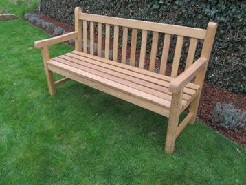 te koop klassieke teak tuinbank beschikbaar voor biedingen