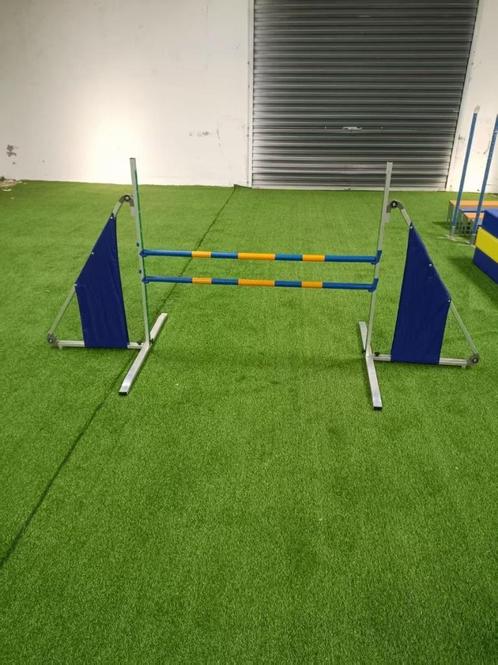 Agility Professionele Sprong Dubbel - 2 Latten - Verstelbaar, Dieren en Toebehoren, Honden-accessoires, Nieuw, Ophalen of Verzenden
