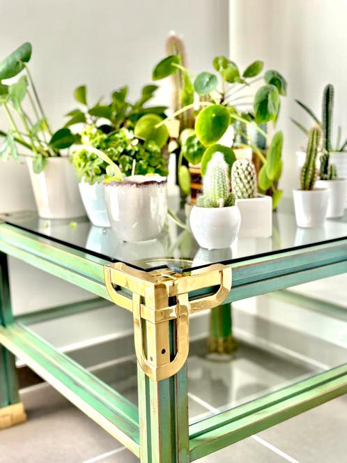 Set vintage design Valenti Spain Coffee Tables 1970s., Huis en Inrichting, Tafels | Salontafels, Glas, Ophalen