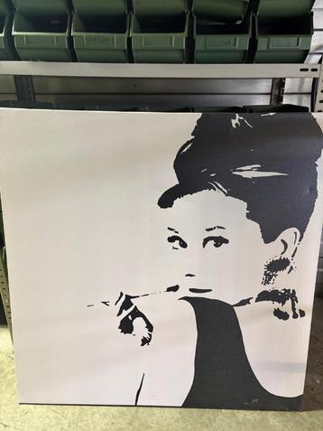 Audrey Hepburn Canvas beschikbaar voor biedingen