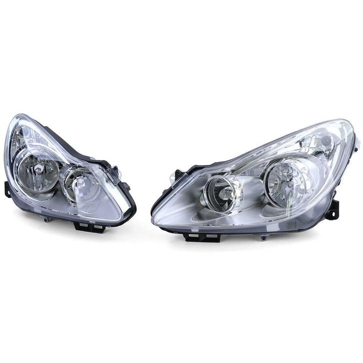 Koplampen Set Links en Rechts H1 H7 Voor Opel Corsa D, Auto diversen, Tuning en Styling, Verzenden