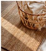 Tapis tissé à plat naturel LOHALS, Maison & Meubles, 100 à 150 cm, Crème, 150 à 200 cm, Comme neuf