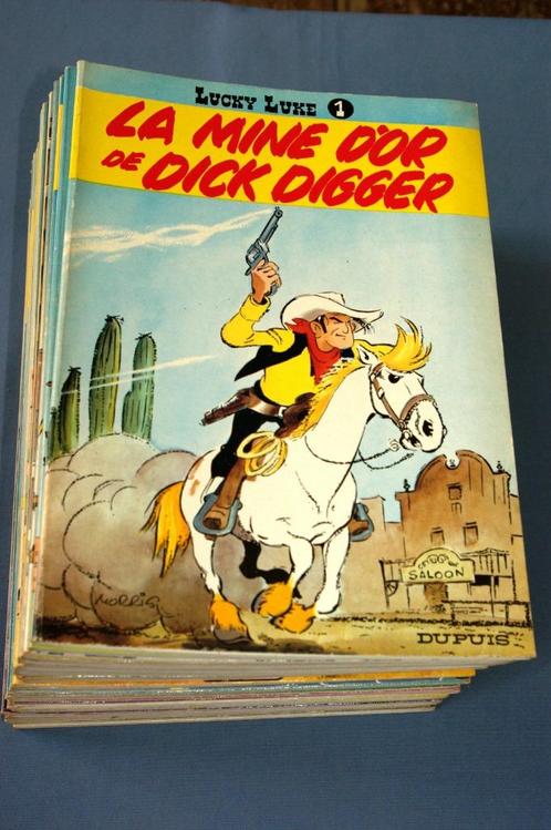 Collection 31 BD 1ers Lucky Luke brochés DUPUIS TBE, Livres, BD, Comme neuf, Enlèvement ou Envoi