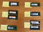 RAM geheugen SODIMM diverse capaciteiten en snelheden, Comme neuf, DDR, Laptop, Enlèvement ou Envoi