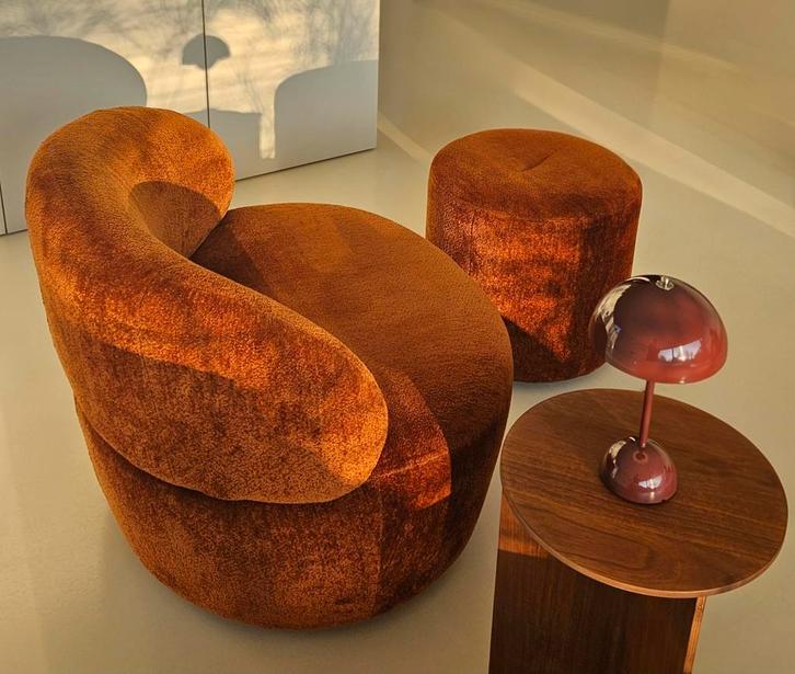 Set Design Norcia & Tondo – Couleur Cuivre, Maison & Meubles, Canapés | Sofas & Chaises Longues, Comme neuf, Tissus, Enlèvement