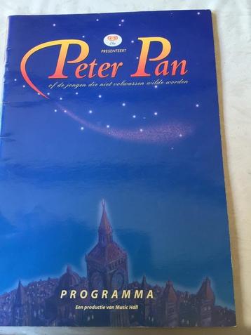 Peter Pan musical programma boek musical hall West Point