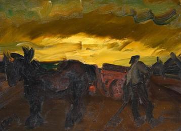 Hubert Malfait (1898-1971) schilderij op doek  - ingelijst beschikbaar voor biedingen