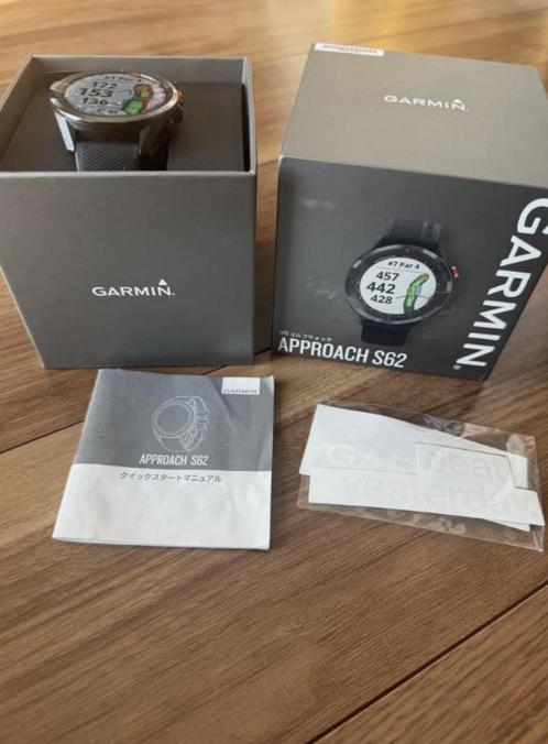 GARMIN APPROACH S62 GPS Golf horloge, Sport en Fitness, Golf, Zo goed als nieuw, Ophalen of Verzenden