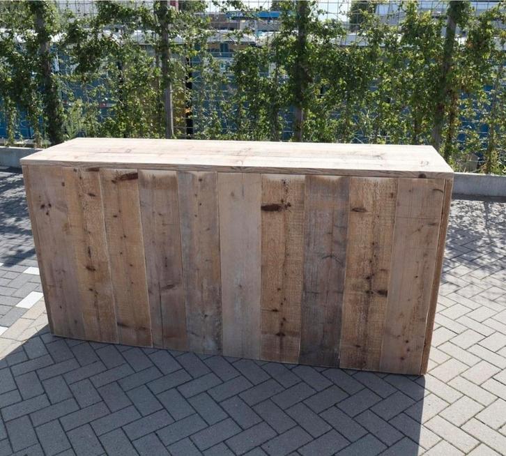 Steigerhouten bar Toog nieuw barmeubel, Huis en Inrichting, Barren, Nieuw, Ophalen