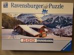 Puzzel 500 stukjes Ravensburger "Chalet in de Alpen", Hobby en Vrije tijd, Ophalen, Zo goed als nieuw, Legpuzzel