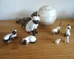 Siamese katten en kittens. Vaga International en Bone China, Ophalen of Verzenden, Zo goed als nieuw, Dier