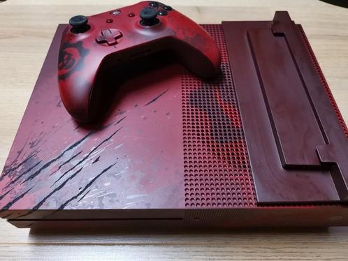 Xbox One S Gears of War Limited Edition, Games en Spelcomputers, Spelcomputers | Xbox One, Zo goed als nieuw, Xbox One, Met 1 controller