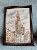 Tekening Groenplaats en Kathedraal Antwerpen., Enlèvement