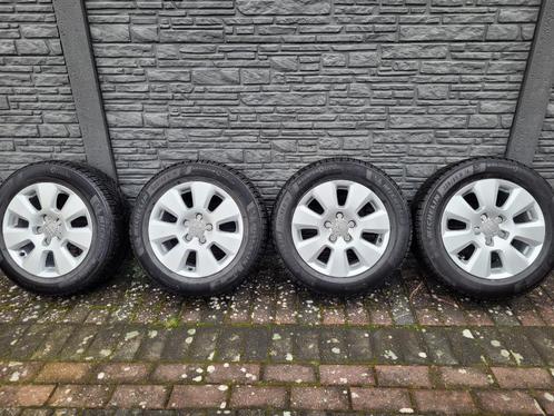 Jante Alu 16" 5x112 D'Origine Audi Pneu Michelin hiver., Auto-onderdelen, Banden en Velgen, Banden en Velgen, Winterbanden, 16 inch