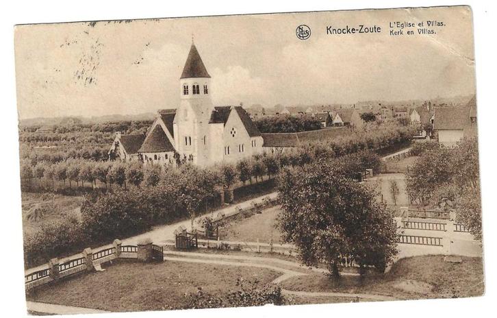 Knocke-Zoute postkaart, Verzamelen, Postkaarten | België, Gelopen, West-Vlaanderen, 1920 tot 1940, Ophalen of Verzenden