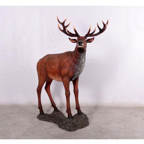 Statue majestueuse de cerf rouge — Renne Hauteur 219 cm, Divers, Noël, Neuf, Enlèvement