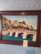 Tableau de Multari Pont et citadelle du vieux Namur, Antiquités & Art, Enlèvement ou Envoi