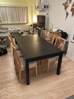 Zwarte eettafel verlengbaar, 150 à 200 cm, Cinq personnes ou plus, Enlèvement, Utilisé