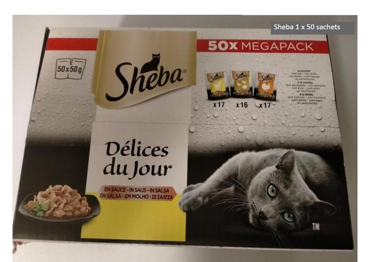 Nourritures pour chat (Sheba+Felix+Ultima+Purina+...), Dieren en Toebehoren, Dierenvoeding, Kat, Ophalen