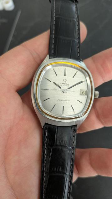 Omega Seamaster horloge 1977 Quartz Cal. 1315, Staal, Polshorloge, Ophalen of Verzenden, Omega