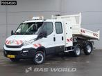 Iveco Daily 35C15 3.0L Kipper met Kist Maxicargo Airco Cruis, Auto's, Bestelwagens en Lichte vracht, Stof, Gebruikt, Iveco, Wit