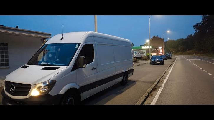 Sprinter 314 h2l4 maxi euro 6, Auto's, Bestelwagens en Lichte vracht, Particulier, ABS, Achteruitrijcamera, Airbags, Airconditioning