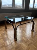 Bijzettafel, Huis en Inrichting, Tafels | Bijzettafels, Gebruikt, Metaal of Aluminium, Vierkant, Modern