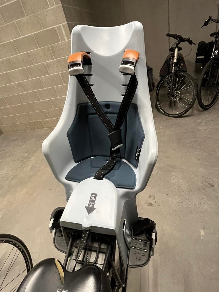 Fietsstoel Bobike met drager voor E-bike, Enlèvement, Comme neuf